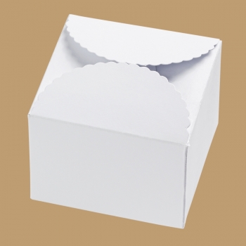 Box für Geld- und Gutscheingeschenke / Gastgeschenke - 70 x 70 x 50mm - weiß