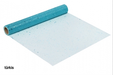 Deko-Glimmer Tüll - 290mm breit - Farbauswahl