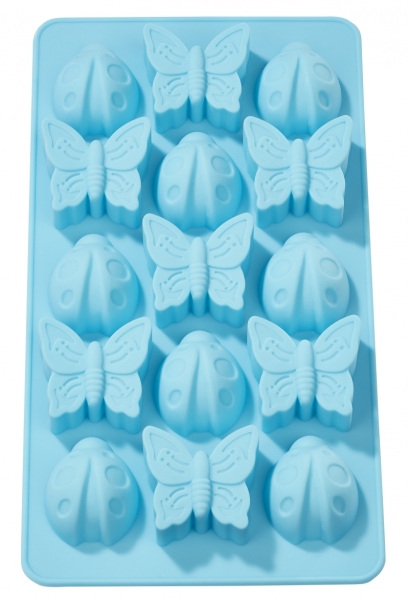 Silikonform Marienkäfer - Schmetterling