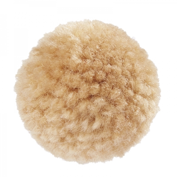Pompons - toffee - 20mm (8 Stück) oder 30mm (6 Stück)