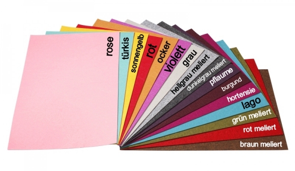 Trendyfilz - 3mm - 375x500mm - Farbauswahl