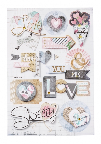 3D Sticker  Trendy I