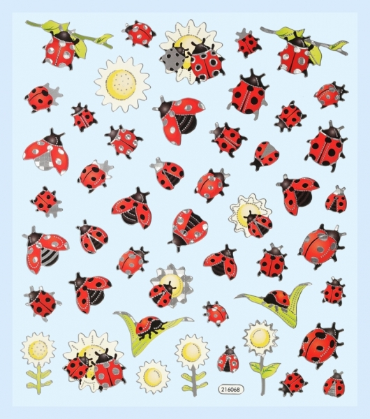 Hobby-Design Sticker Marienkäfer