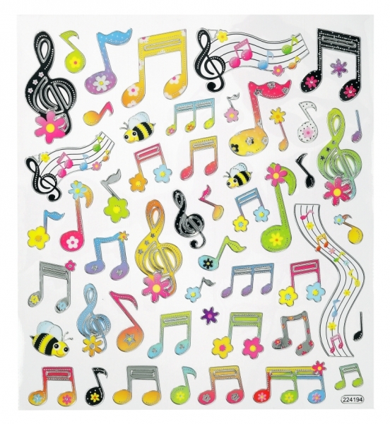 Hobby-Design Sticker Noten