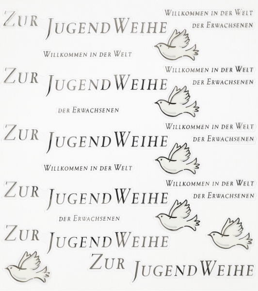 Hobby-Design Sticker Zur Jugendweihe I