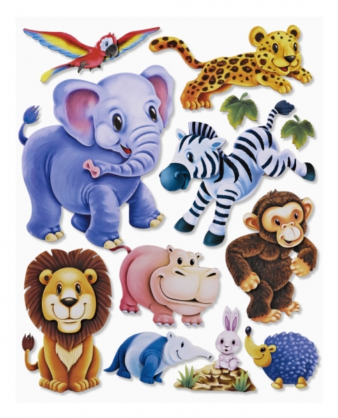 XXL-Sticker 3D Zooziere