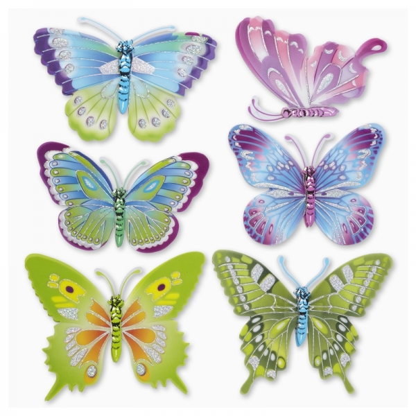 XXL-Sticker 3D Schmetterling