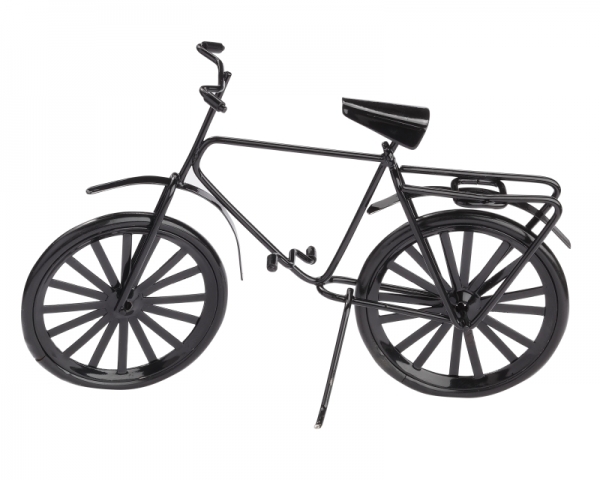 Deko - Fahrrad - Metall - schwarz - ca. 9,5 x 6cm
