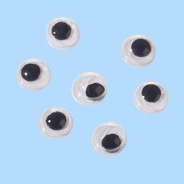 Wackelaugen - ca. 10mm - Btl. mit 100 Stück