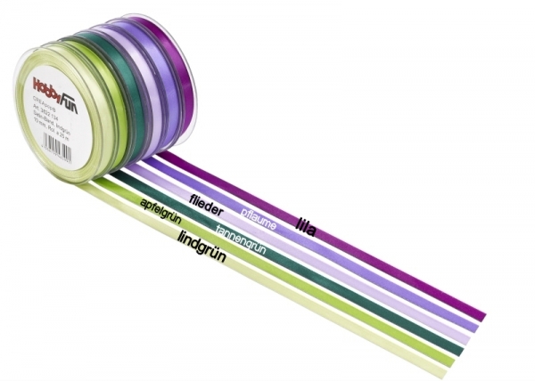 Satinband - 3mm breit - 50m pro Rolle - Farbauswahl