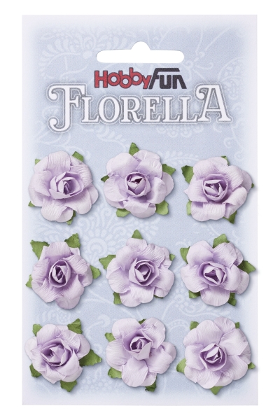 Florella-Blüten - ca. 35mm - 9 Stück pro Beutel - flieder