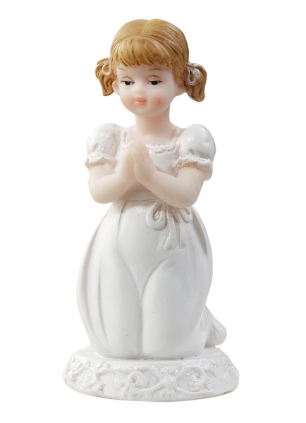 Dekofigur / Tortenfigur - Kommunion / Konfirmation - Mädchen - ca. 6,5cm