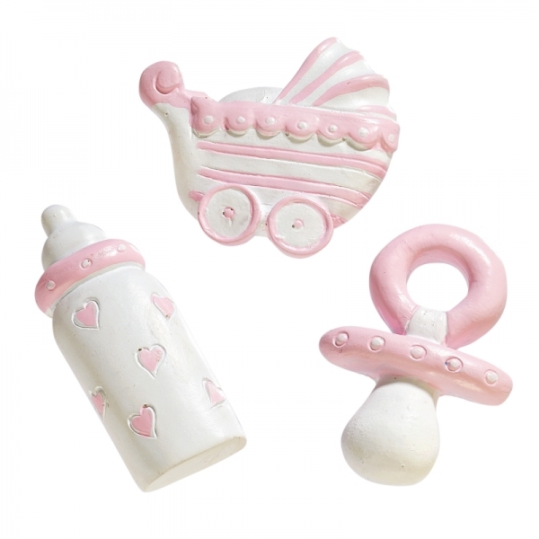 Streuteile Baby Girl - ca. 3cm - 3-fach sortiert