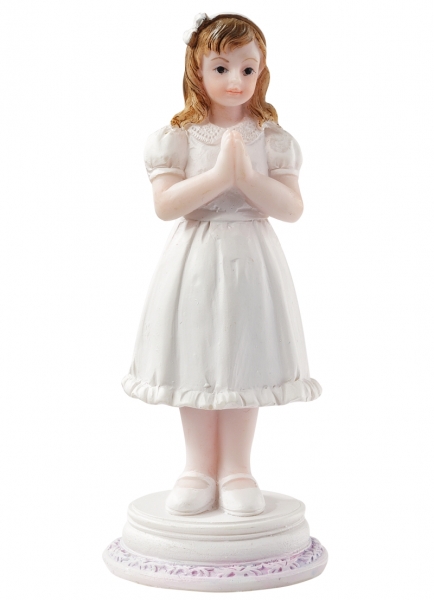 Dekofigur / Tortenfigur - Kommunion / Konfirmation - Mädchen - ca. 9cm