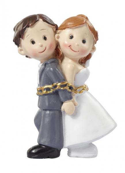 Hochzeitspaar in Ketten - ca. 5cm