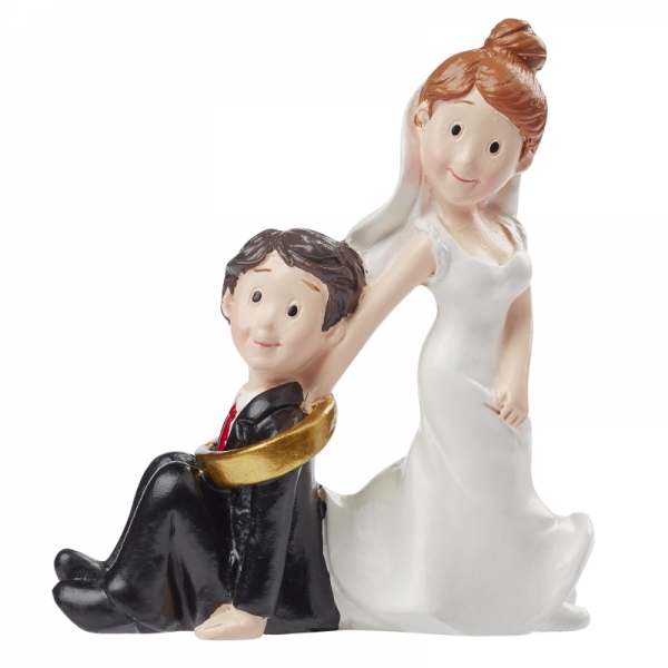 Hochzeitspaar mit Ring - ca. 8cm