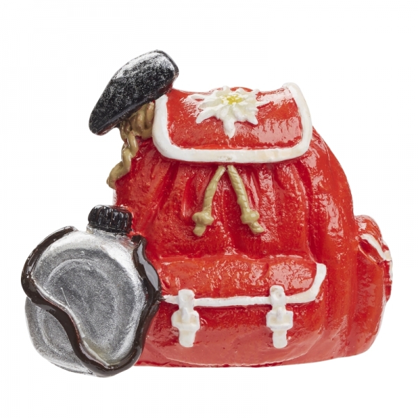 Deko / Tortenfigur - Rucksack, Hiking - ca. 3,5cm