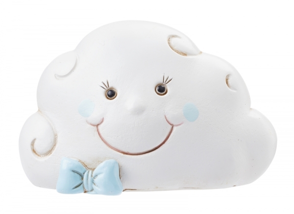 Deko Figur - Wolke blau - ca. 5,5cm