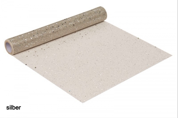 Deko-Glimmer Tüll - 290mm breit - Farbauswahl