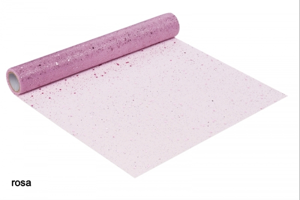 Deko-Glimmer Tüll - 290mm breit - Farbauswahl